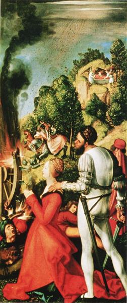 Heller Altarpiece (detail), 1507 - 1509 - Матиас Грюневальд