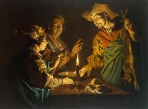 Esau and Jacob - Matthias Stomer