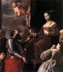 Sophonisba Receiving the Goblet - Маттиа Прети
