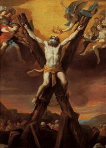 The Crucifixion of Saint Andrew - Маттиа Прети