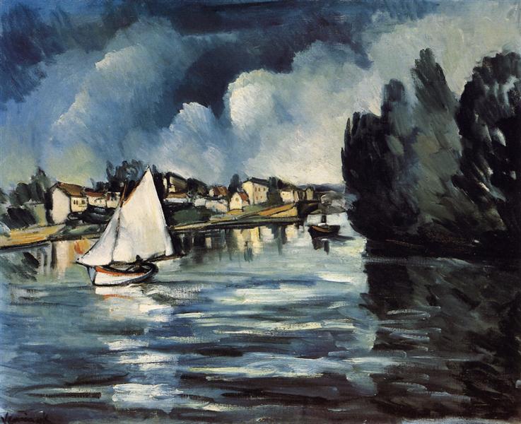 The Seine at Chatou, 1908 - Maurice de Vlaminck