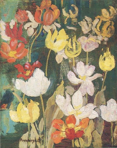 Spring Flowers, 1904 - Моріс Прендергаст