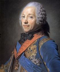 Charles Louis Fouquet, Duke of Belle Isle - Maurice Quentin de La Tour