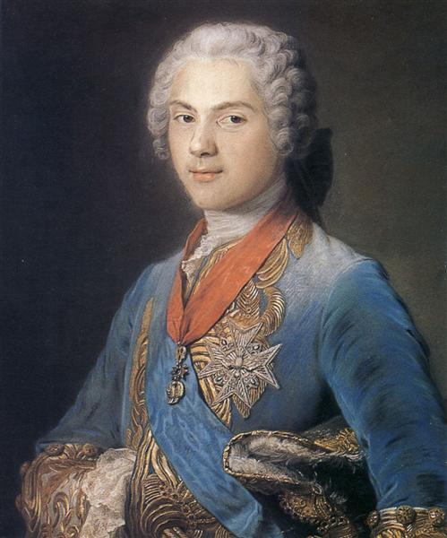 Louis of France, Dauphin, son of Louis XV - 莫里斯·康坦·德·拉圖爾