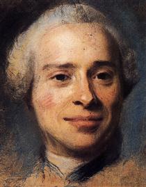 Portrait of Jean Le Rond d'Alembert - Моріс Кантен де Латур
