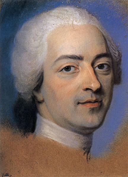 Portrait of Louis XV of France - Моріс Кантен де Латур