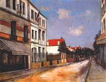 Asnieres street - Maurice Utrillo