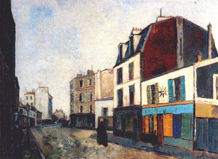 Paintshop at Saint Ouen - Maurice Utrillo