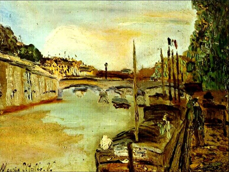 Seine - Maurice Utrillo - WikiArt.org