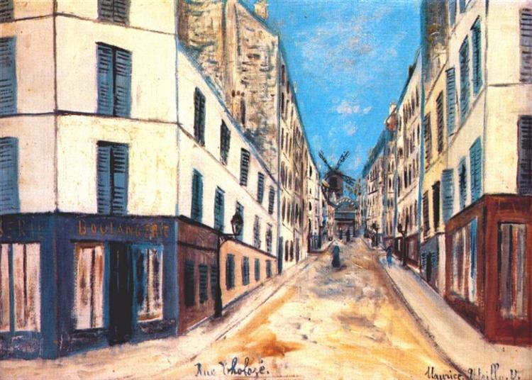 Tholoze street - Maurice Utrillo