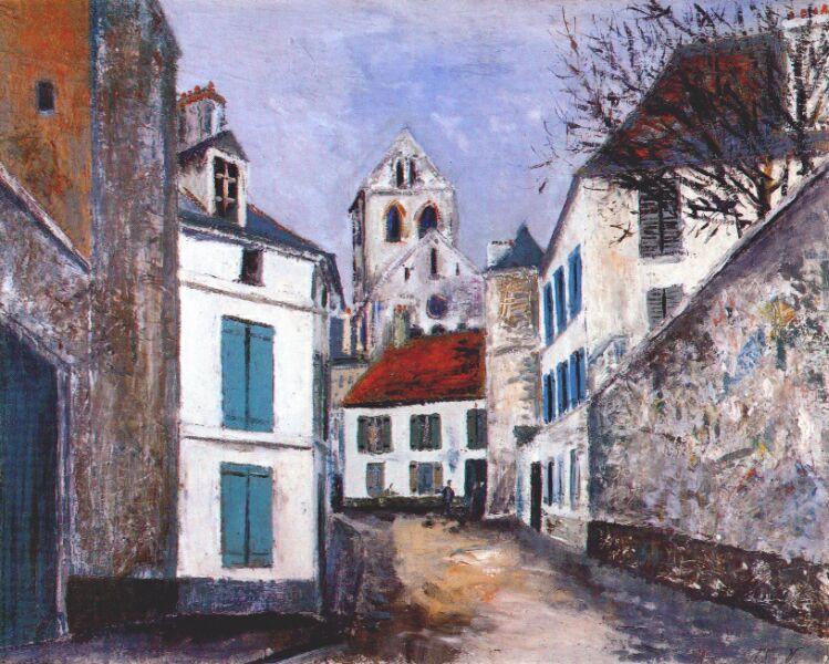 Village street - Maurice Utrillo