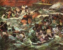 Sinking of the Titanic - Max Beckmann