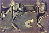 A little sick horse's leg - Max Ernst