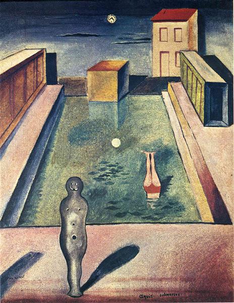 Aquis submersus, 1919 - Max Ernst