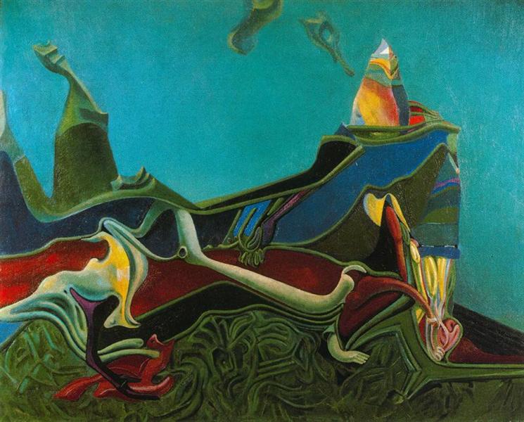 Landscape with Wheatgerm, 1936 - 馬克斯‧恩斯特
