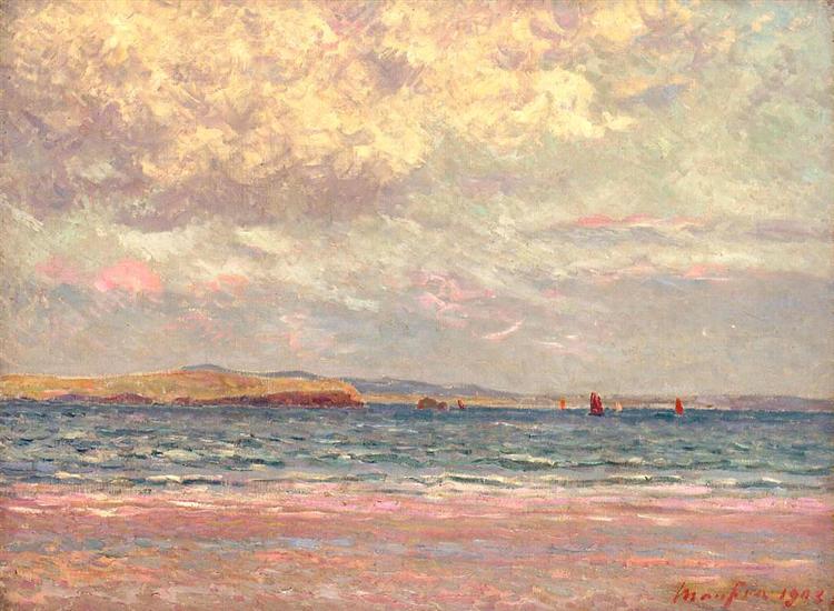 Evening, Morgat Beach, 1902 - Maxime Maufra