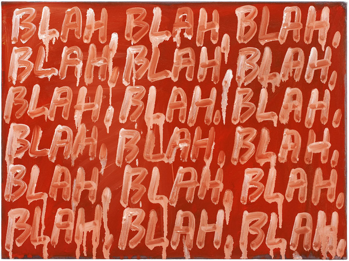 Blah, Blah, Blah, 2008 - Mel Bochner