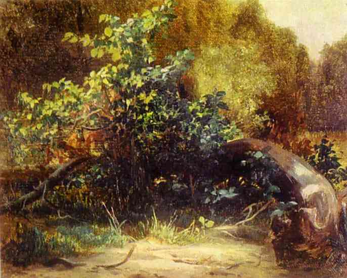 At the Forest Edge, 1833 - Михайло Лебєдєв