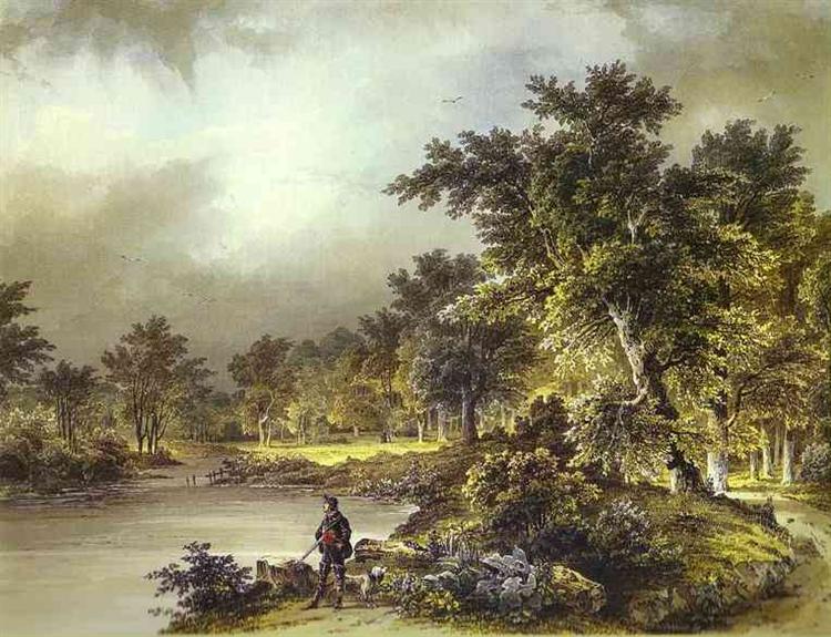 Landscape, 1833 - Михаил Лебедев