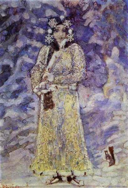 The Snow Maiden, c.1895 - Mikhaïl Vroubel