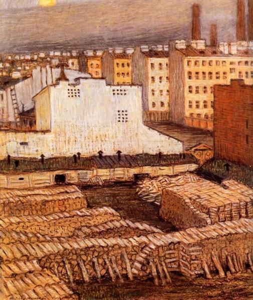 City, 1904 - Mstislav Dobuzhinsky