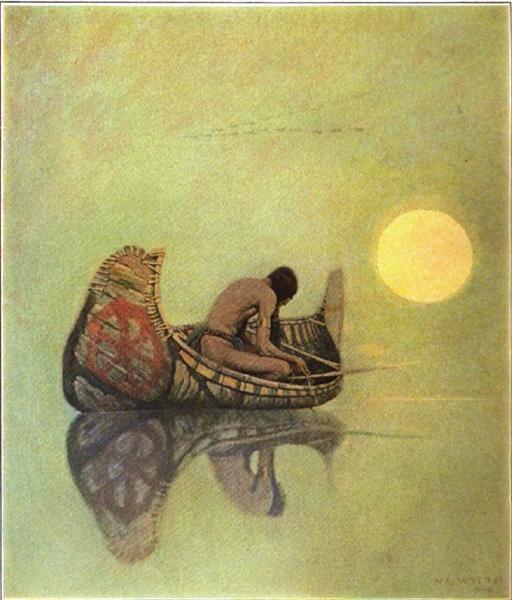 The Silent Fisherman, 1907 - N.C. Wyeth