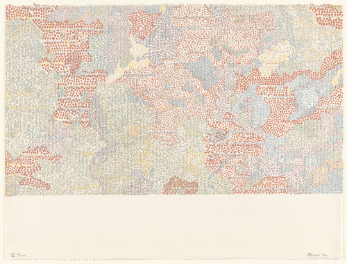 Maskelyne DA Region of the Moon (from the series Lunar Maps), 1972 - Nancy Graves