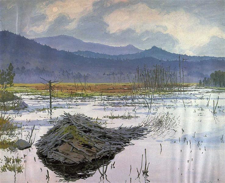 Beaver Pond, 1976 - Neil Welliver