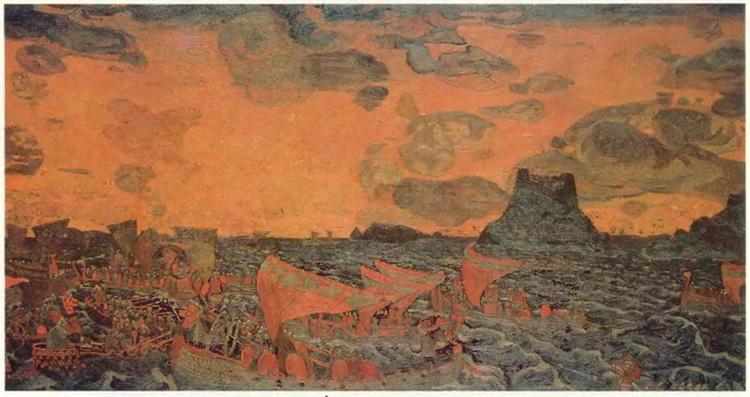 Battle, 1906 - Nikolai Konstantinovich Roerich
