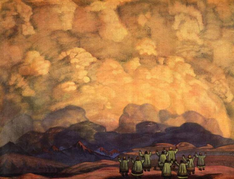 Веления неба, 1915 - Николай  Рерих