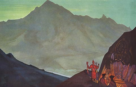 Chenrezig, 1931 - Nikolai Konstantinovich Roerich