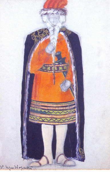 Courtier, 1912 - Nikolai Konstantinovich Roerich