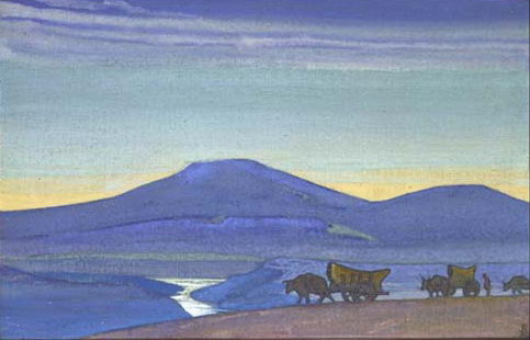 Gansu, c.1936 - Nicolas Roerich