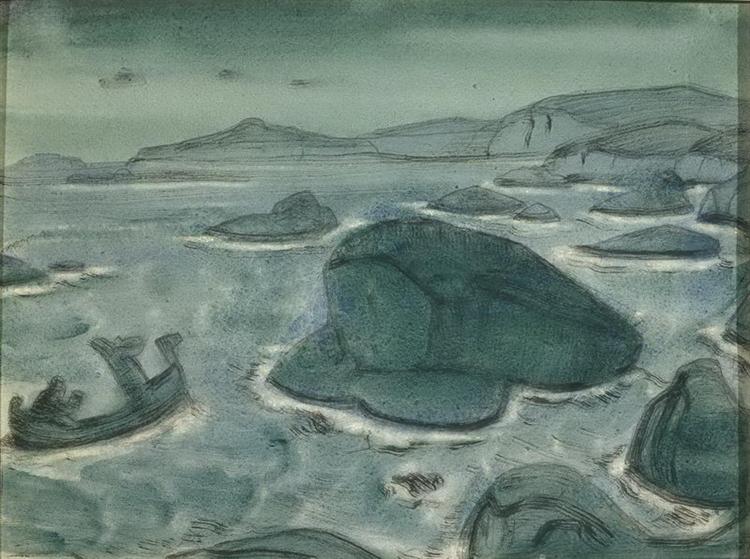 Giantess Krimgerd, 1915 - Nicolas Roerich