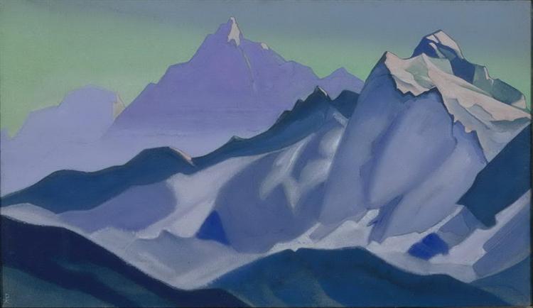 Himalayas. Evening., 1940 - Nikolai Konstantinovich Roerich
