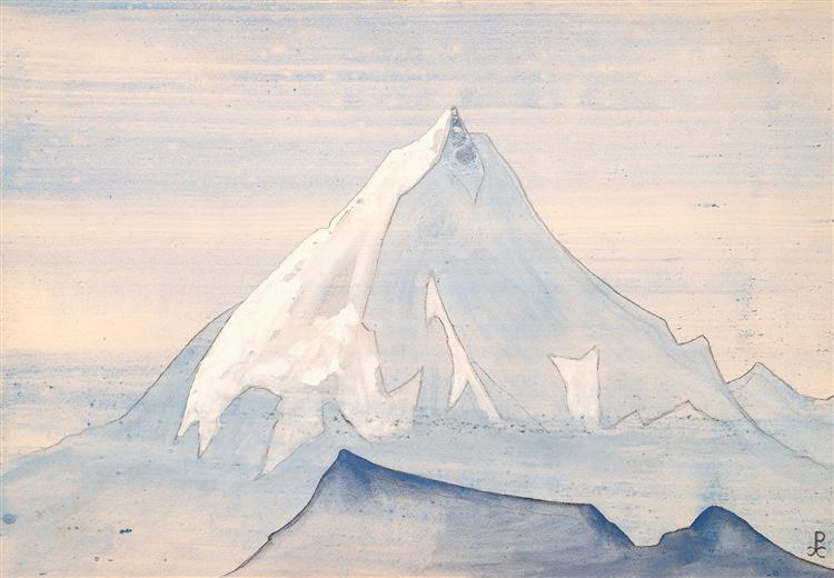 Himalayas (study), 1934 - Nicolas Roerich