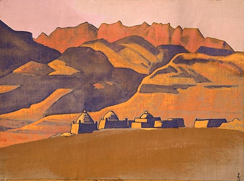 Kyrgyz mazar. Sanju., 1925 - Nikolai Konstantinovich Roerich