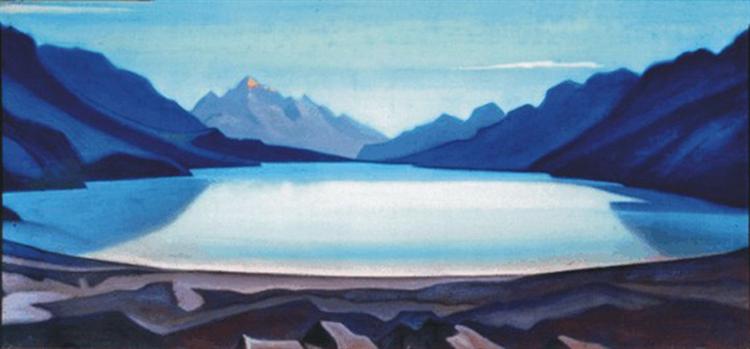 Lake Sheshnag, c.1939 - Nicolas Roerich