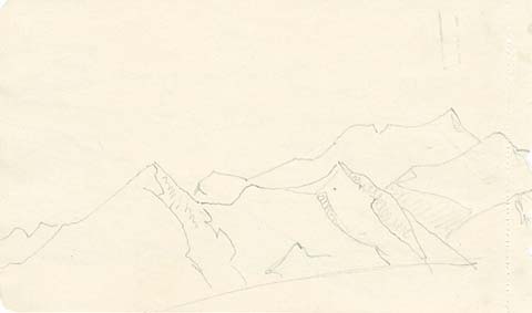 Mountain landscape, 1933 - Nikolái Roerich
