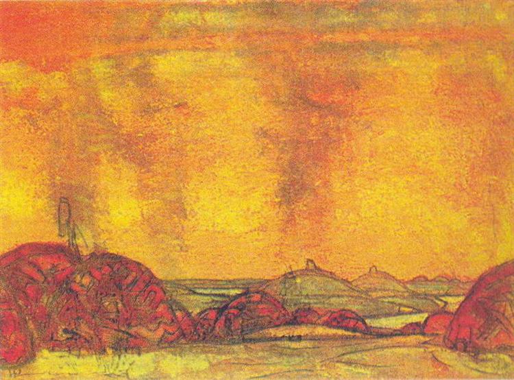 Polovtsian camp, 1914 - Nicolas Roerich