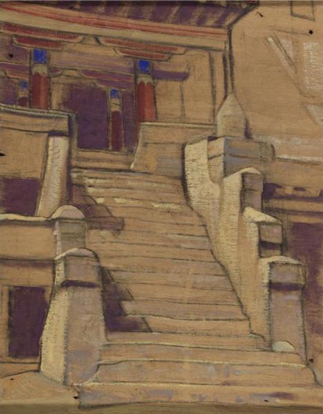 Spitok, Ladakh, c.1926 - Nicholas Roerich
