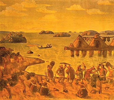 Stone Age, 1910 - Николай  Рерих