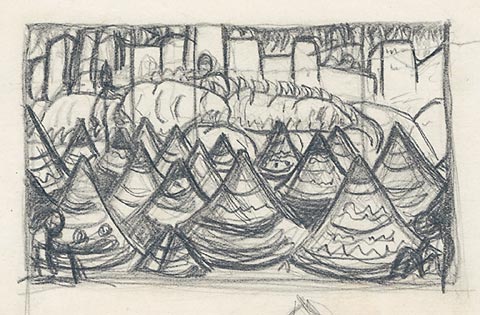 Tents, c.1909 - Nikolai Konstantinovich Roerich