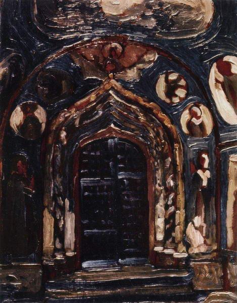 Ярославль. Паперть церкви Иоанна Предтечи., 1903 - Николай  Рерих