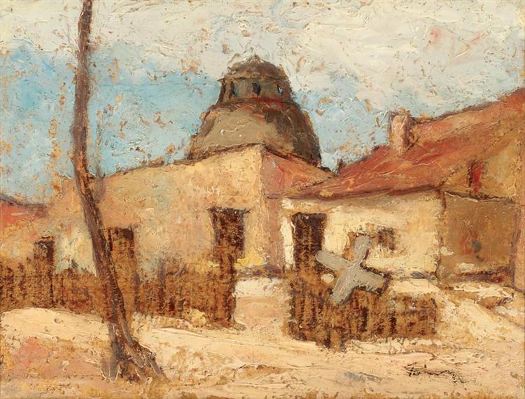 Kârdjali Landscape, 1922 - Николае Тоница