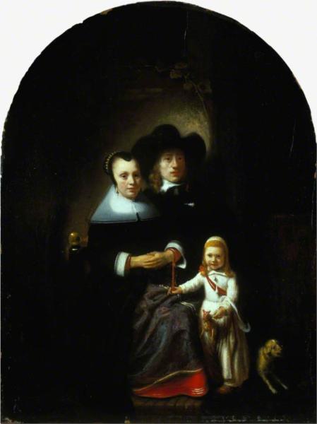 A Dutch Family Group, 1650 - Nicolaes Maes