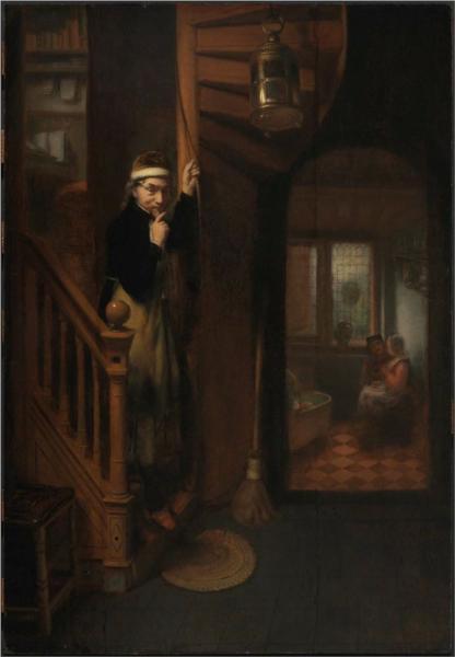 The Eavesdropper, 1655 - 1656 - Nicolas Maes