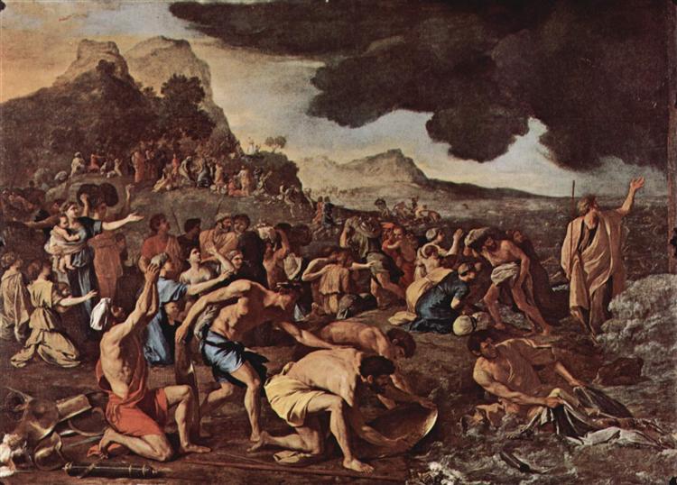 The crossing of the Red Sea, 1633 - 1637 - Nicolas Poussin