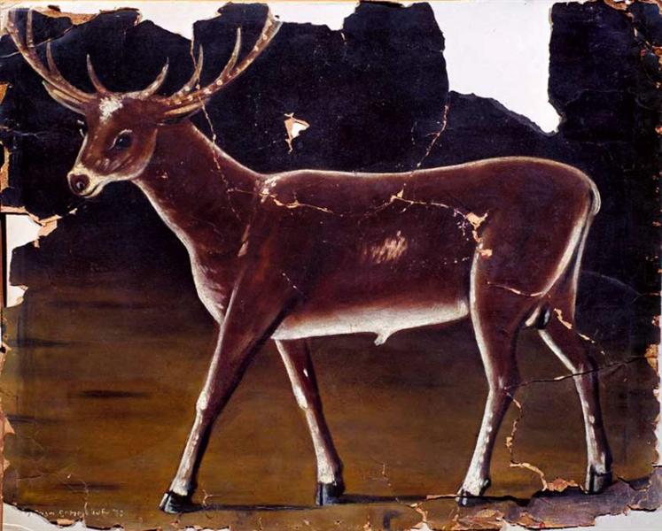 Deer - Niko Pirosmani