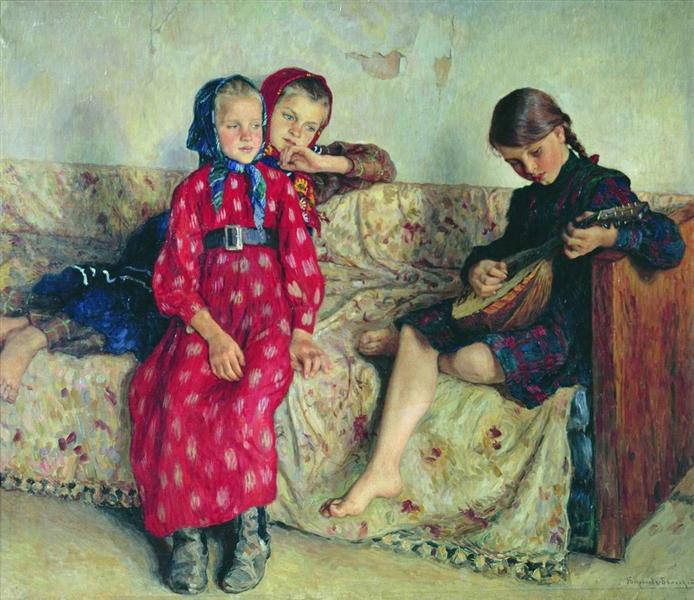 Country Friends, 1912 - Nikolay Bogdanov-Belsky